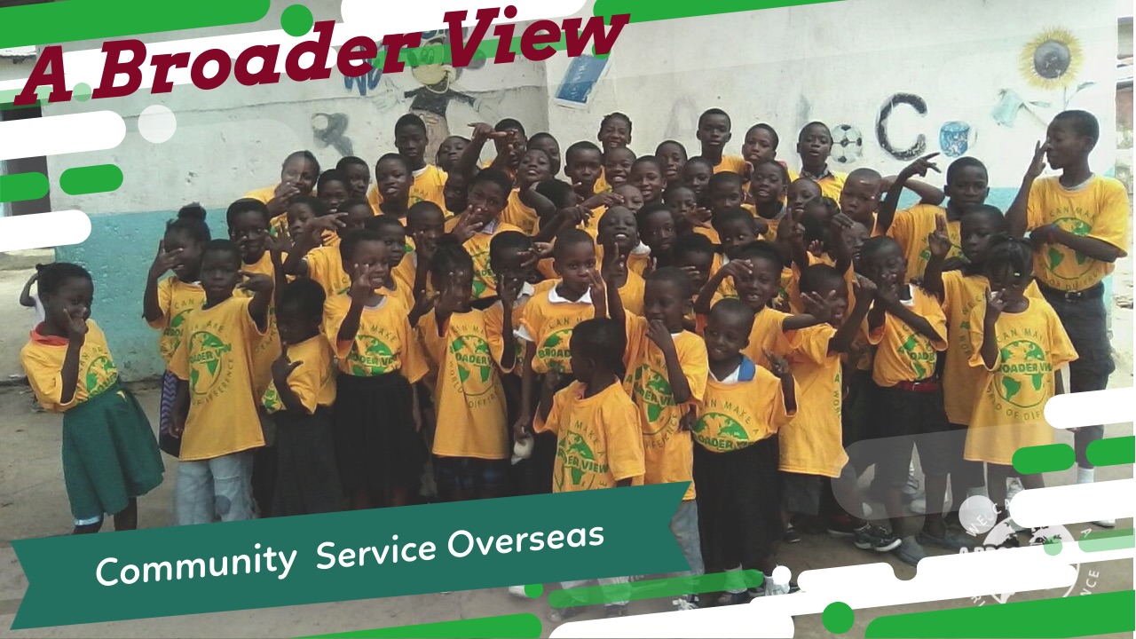 Community Service Overseas through A Broader View