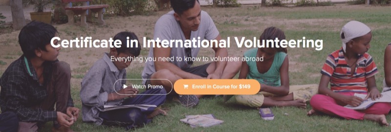 Certificate in International Volunteering
