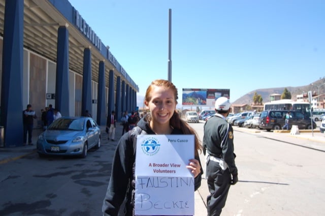 Feedback Faustina Beckie Volunteer Cusco Peru 01