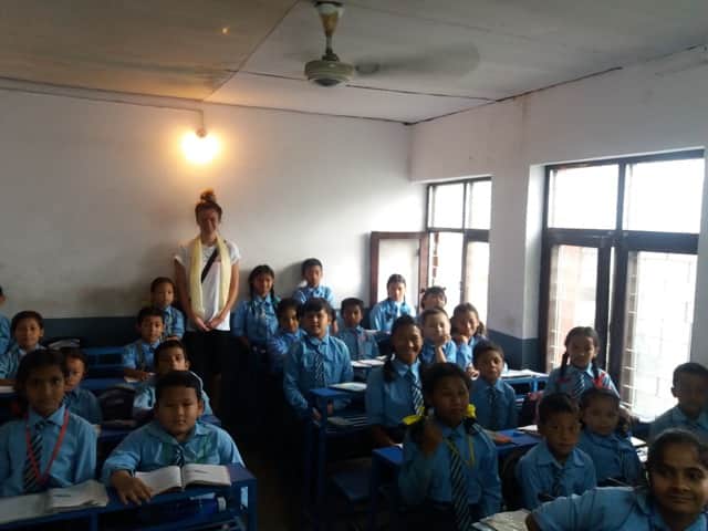 Review Lauren Warton Volunteer in NEPAL Kathmandu Teaching in Special School program