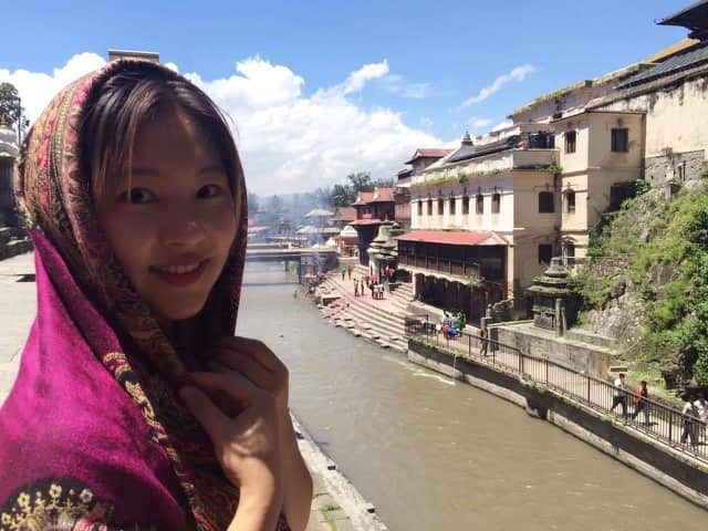 Review Volunteer Xinyi Shen in Nepal Kathmandu at the PreDental program