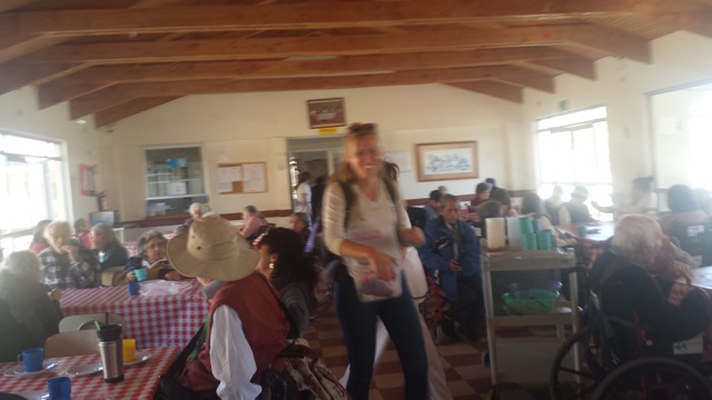 Review Volunteer Catherine Mc Elroy Chile La Serena at the Seniors Care Center  
