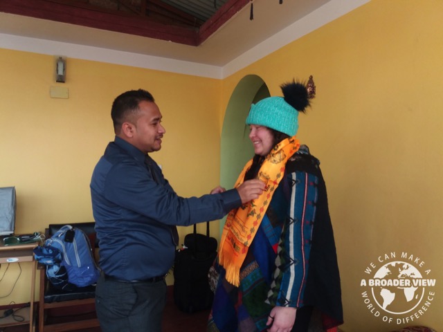 Review Volunteer Samantha Oberlander in Kathmandu Nepal at the PreMed program