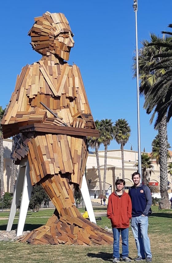 Volunteer Matthew Rhodes in La Serena Chile at the Orphanage Program