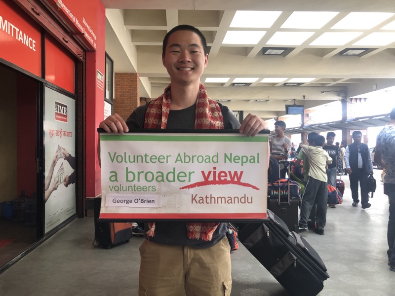 Volunteer Nepal Review George O'Brien Teaching Monk Monastery