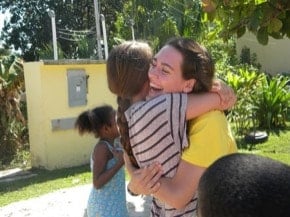 ABV Volunteer on the Orphans Program in Belize